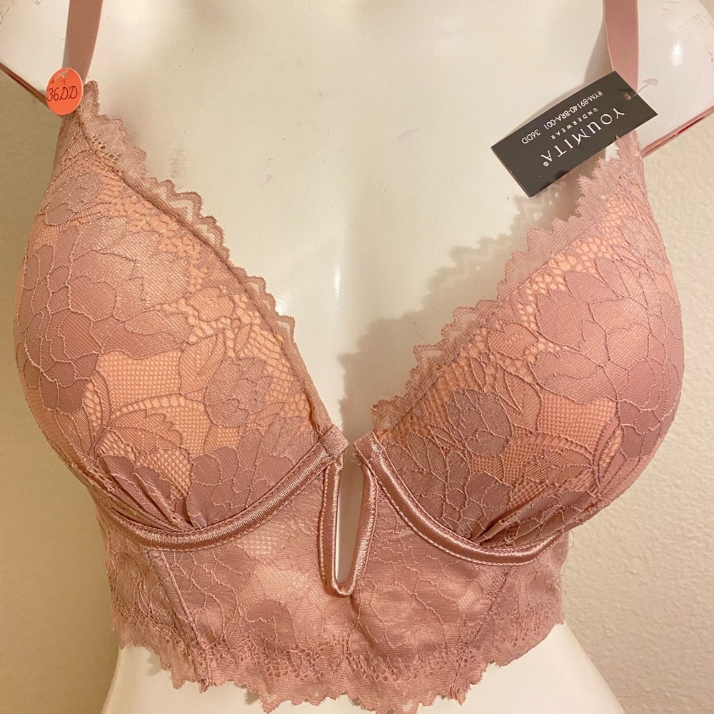 NWT Taupe Lace Bralette/ Bra